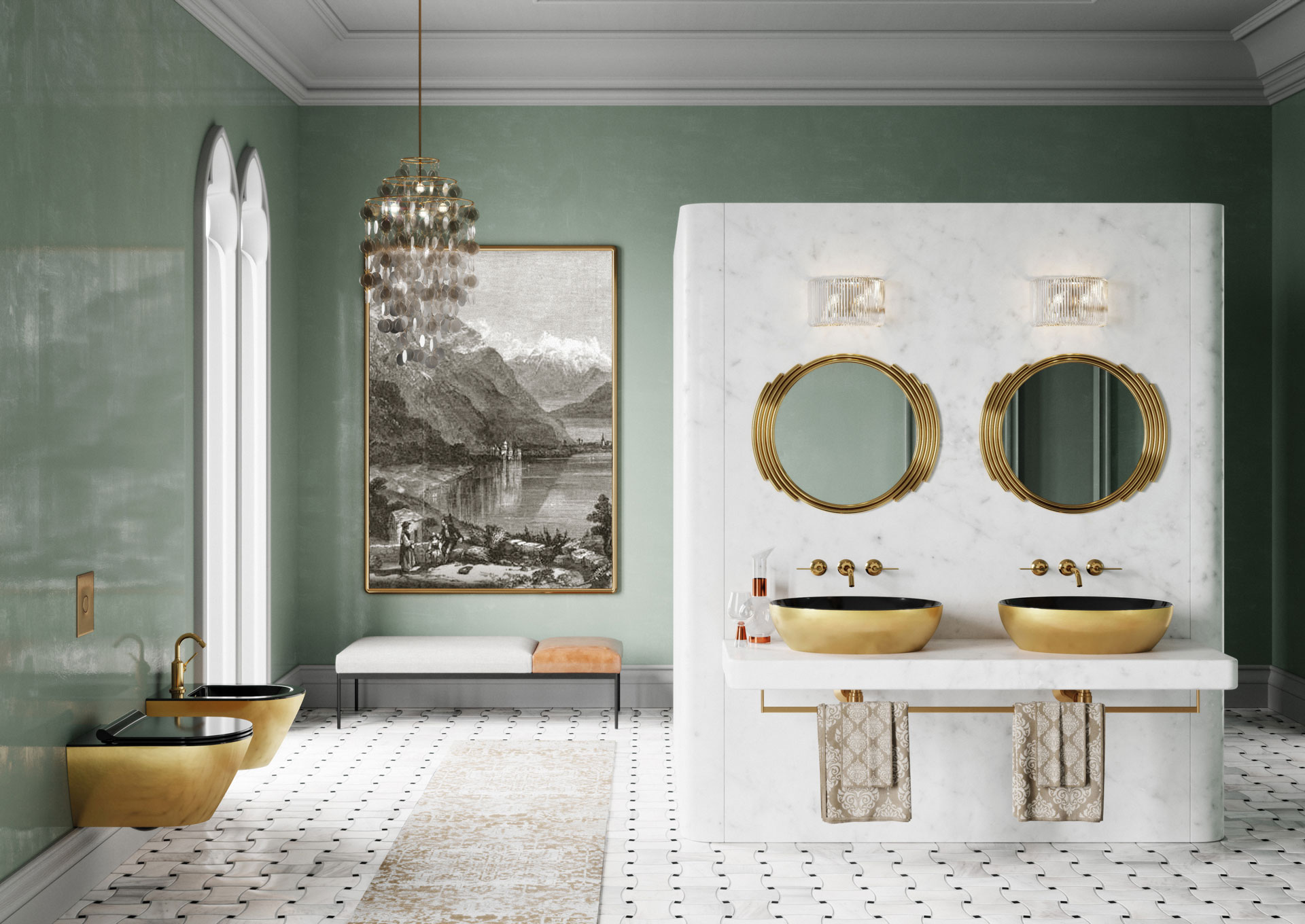 Gold & Silver 36x55 art 941351