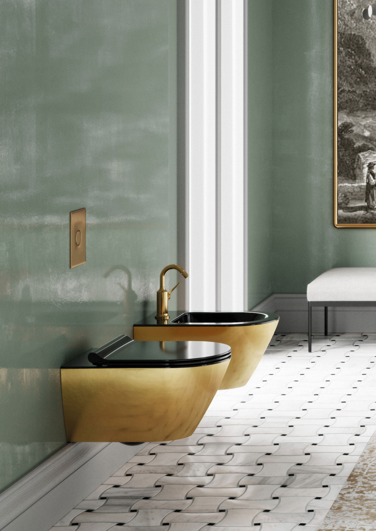 Gold & Silver 36x55 art 9465151